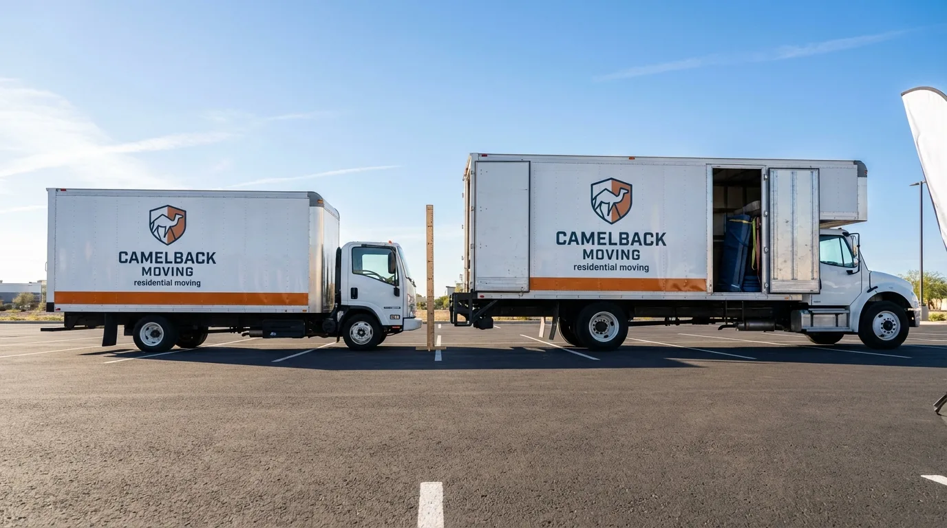 Moving truck size capacity guide in Spring House